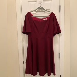 Grace Karin flutter sleeve sweet heart dress